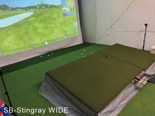 自動傾斜台（Golf Swing Better Stingray）ワイドの設置事例